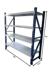 NEW 2m*2m*0.5m Garage Warehouse Steel Storage Shelving Shelf Shelves Racking