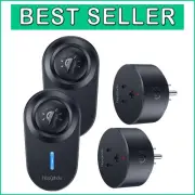 Remote Light Switch Kit - Programmable Outlet Control, 15A Safety Features