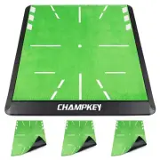CHAMPKEY Heavy-Duty Golf Hitting Mat - Swing Path Feedback Golf Practice Mat ...