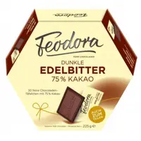 在飛比找蝦皮購物優惠-德國  Feodora 賭神巧克力 75% 225g. 30