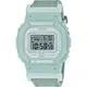 CASIO 卡西歐 G-SHOCK 自然系列 湖水藍 布質錶帶方型女錶 GMD-S5600CT-3