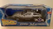 Sunstar 1:18 Back to the Future No. 2710 Diecast Delorean Time Machine 10Th Ann.