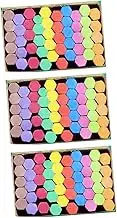 TEHAUX 3 Boxes Hex Chalk Chalks Set? Colored Chalk Outdoor Chalkboard Colored Dustless Chalks Chalk for Blackboard Chalk for Washable Chalk Dust- Chalk Chalk? Plaster Colorful