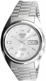 [SEIKO] Series 5 Automatic Silver Dial Men's Watch SNXS73J1, Silver, Modern