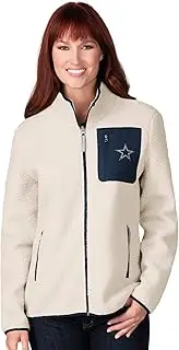 Dallas Cowboys NFL womens Touch Back Sherpa Zip Up