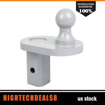 2-5/16" Offset Gooseneck Ball 4" Rearward Offset For Double Lock Gooseneck Hitch
