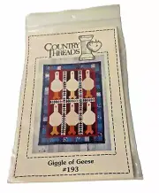Country Threads Giggle Of Geese 193 Quilting Pattern 30 X 42 Countrycore New SEE
