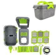 22-in-1 Vegetable Fruit Cutter Chopper Slicer Onion Veggie Dicer Kitchen Tool