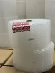 Bubble Cushioning Wrap 1/2" 250 ft x 12'' Perforated Every 12" LARGE BUBBLE