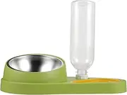 HOMOBABE Automatic Pet Food Feeder Water Dispenser Durable Pet Bowl with Non Slip Base for Cats Dogs Lightweight Easy to Clean Convenient Food Storage