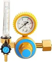 Gas Regulator Flow Meter Argon CO2 Mig Tig Pressure Reducer Welding Gauge AU (Single Tube)