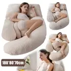 Pregnancy Maternity Pillow J-shaped Body Support Nursing Sleeping Feeding