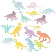 PHENOFICE 16Pcs Glow in Dark Small Dinosaur Luminous Figures for Glow Party Favors Educational Learning and Creative Play Activities