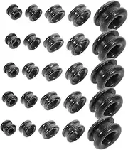 OKUMEYR 25pcs Fishing Rod Guide Ceramic Rings Easy Repair for Lure Sea Rods Reduced Line Friction Versatile Fishing Gear Accessories for Freshwater Saltwater Use
