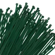 Nylon Zip Ties 8 Inch Green 200 Pack Self Locking Cable Ties 40 lbs Strength