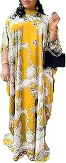 [Zadaos] Elegant African Maxi Dresses for Women Plus Size Print Kaftan Muslim Long Dress