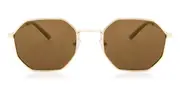Privé Revaux THE HEAT/S J5G/A2 Men's Sunglasses Gold Size 52