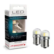 JW Speaker LED Bulb 12/24v Bayonet Base White Light Twin Pack