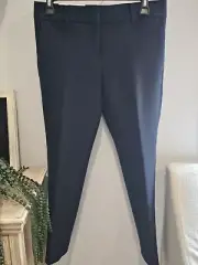 NWT Ann Taylor Ankle Pants In Devin Fit In Navy Blue Size 2 Petite