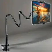 Tryone Gooseneck Tablet Holder Stand for Bed Adjustable Flexible Arm