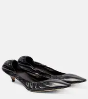 [The Row] The Row Liisa leather pumps AU 9 black