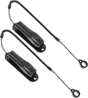 Tofficu 2Pcs Lost Pen Lanyard with Base Retractable Cord for Stylus Pen Spring Rope Ring Convenient Hanging for Professionals Students