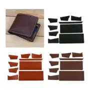 Billfold Kit DIY Kits for Men Women Unfinished Sewing Material with Stitching