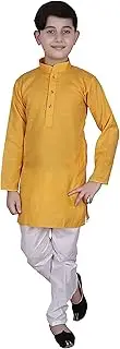 [Pro-Ethic Style Developer] Boy's Cotton Indian Clothing Ethnic Wear Kurta Set|Pack Of 1 (S-122)