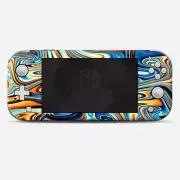 Skins Decals wrap for Nintendo Switch Lite - blue orange psychadelic oil slick