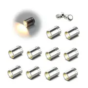 10 Pack Small Spotlight Battery Operated LED Lights LED Wireless Warm White