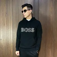 在飛比找樂天市場購物網優惠-美國百分百【全新真品】BOSS 連帽上衣 棉質 男款 大LO