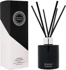 Brakula Reed Diffuser Set, 4 fl.oz Ocean Breeze Scented Diffuser, Black