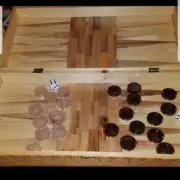 Handcrafted Wooden Chess/Checkers/Backgammon Set