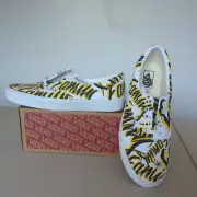 VANS AUTHENTIC FAMILY WHITE/BLACK/YELLOW SIZE 13