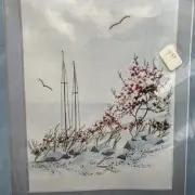 Cathy Needlepoint Kit Bluffs Seaside #k002 Watercolor Accents Beach House Decor