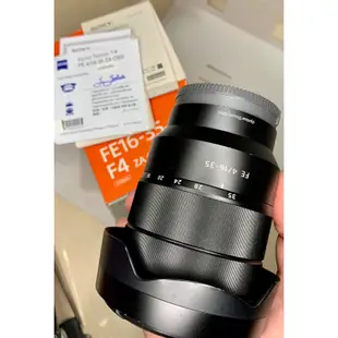 SONY SEL E-mount FE 16-35mm F4 ZA OSS索尼 二手 鏡頭 全幅 蔡司 變焦 廣角 鏡