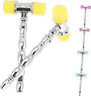 BRIGHTFUFU 6pcs Hammers for Prop Hammer Party Favors for Mini Gavel Musical Pounding Silver Plastic Random Color