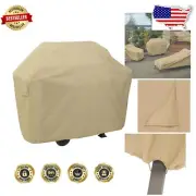XX-Large Terrazzo Outdoor Grill Cover - Sand | Ultimate Weather Protection