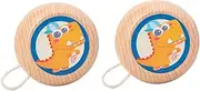 ORFOFE 2Pcs Wooden for Educational Plaything with Patterns Enhances Hand Eye Coordination Present for Birthdays Holidays