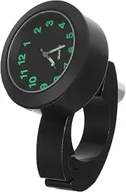 Mikinona Car Meter Motorcycle Bike Clock Motorbike Dash Handlebar Watch Black
