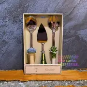 John Derian Target 2024 3pc Stoneware Salad Flatware Serving Set Thanksgiving