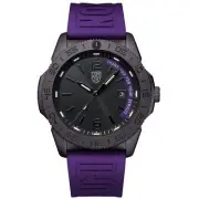Luminox Men's Watch Pacific Diver Black Dial Purple Strap XS.3121.BO.TY.SET