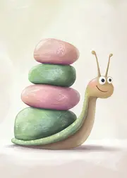 [Namly Design] Poster - Cheerful Snail