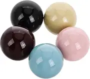 FRCOLOR 5pcs Perfume Ball Caps with Spray Nozzle Portable Replacement Lid for Cologne Fragrance Bottles for Travel Office and Events