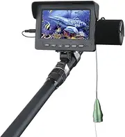 Ultrasonic Fish Finder, 4.3" Inch 1000tvl Underwater Fishing Video Camera Kit 12 PCS IR Lights Video Fish Finder Lake Under Water Fish Cam Fishing Camera