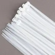 50pcs Zip Ties Adjustable Ultra Strong Plastic Cable Ties Nylon Self-Locking ...
