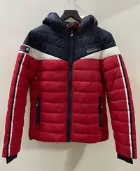 在飛比找Yahoo!奇摩拍賣優惠-Superdry 雪衣系列 女生反光logo鋪棉貼帽外套US