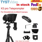 TYST K3 Pro Max Teleprompter Portable Video Live Streaming for Phone DSLR Camera
