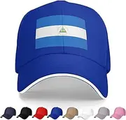[Generic] National Emblem of Nicaragua Baseball Cap Nicaraguan Trucker Dad Hat for Men Women Outdoor Sport Running