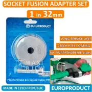 Socket Fusion Welding Adapter Set for Metric DVS Plastic Pipes PP/PPR/PE 32 mm